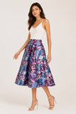 Floral Print Midi Skirt