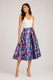 Floral Print Midi Skirt