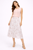 Sleeveless Top with Frill Shoulder Detail