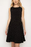Ditsy Dot Sleeveless Dress