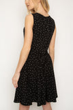 Ditsy Dot Sleeveless Dress