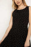 Ditsy Dot Sleeveless Dress