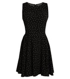 Ditsy Dot Sleeveless Dress
