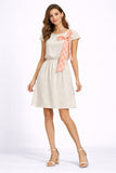 Gingham Bow Detail Tea Dress