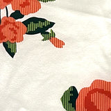 Floral Print Sleeveless Blouse With Keyhole Back