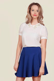 Classic Pleated Mini Skirt
