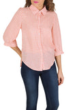 Checkered Shirt - Pink