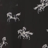 Monochrome Equestrian Day Dress