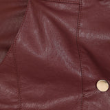 Cutie Pencil Skirt with Front Silver Poppers