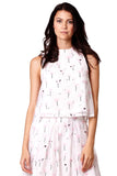Flamingo Print Top