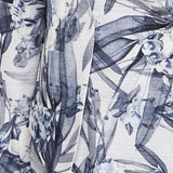 Abstract Leaf Print Blazer