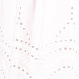 Fresh White Embroidered Fully Lined Skirt Dress