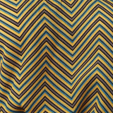 Abstract Print V Neck Blouse