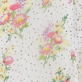 Knot Neck Floral Ditsy Dot Dress