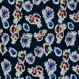 Floral Print Sleeveless Top with Peter Pan Collar