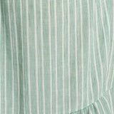 Breezy Striped Maxi Dress with Bow Back