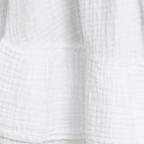 Chic Off-Shoulder Tiered Cotton Dress