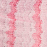 Textured Pink Maxi Dress with Ruffled Scoop Back