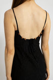 Chic Strappy Back Mini Dress with Beaded Back