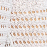 Sheer Crochet Beach Jumpsuit
