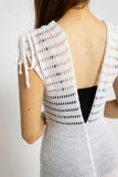 Sheer Crochet Beach Jumpsuit