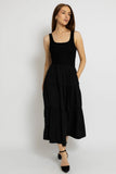 Everyday Tank Midi Dress With Pockets