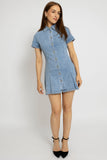 Casual Chic Premium Denim Mini Dress