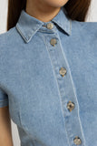Casual Chic Premium Denim Mini Dress