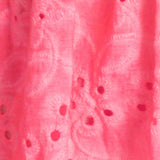 Pink Tie-Dye Smocked Tube Playsuit Dress