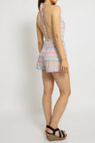 Breezy Halter Playsuit Dress With Open Back