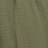 Olive Green Crinkled Halter Playsuit Dress