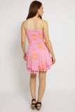 Sunny Print Smocked Playsuit Mini Dress