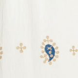 Embroidered Maxi Dress with Strappy Back