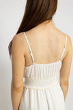 Embroidered Maxi Dress with Strappy Back