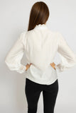 Victorian-Inspired High Neck Top