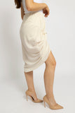 Stylish Pleated Tiered Look Skirt