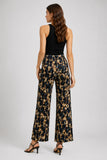 Animal Print Wide Leg Trousers