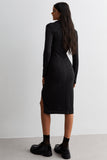 Long Sleeve Bodycon Knit Dress