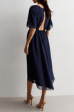 Asymmetric Hem Dress
