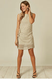 Ruffle Detail Mini Dress