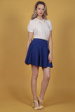 Classic Pleated Mini Skirt