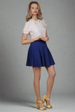 Classic Pleated Mini Skirt