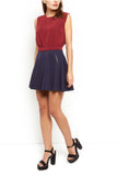 Block Print A-line Skirt