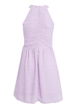 Halter Neck Textured Dress