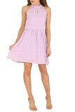 Halter Neck Textured Dress