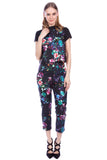Cutie High Neck Floral Box Top