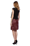 Cutie Pencil Skirt with Front Silver Poppers