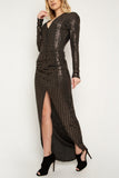 Luxe Sequin Evening Dress
