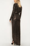 Luxe Sequin Evening Dress