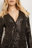 Luxe Sequin Evening Dress